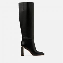 Kate Spade New York Merritt Leather Knee High Heeled Boots - UK 5