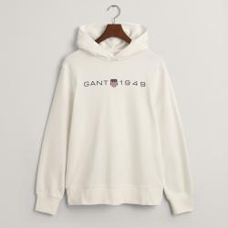GANT Graphic Cotton-Blend Hoodie - S