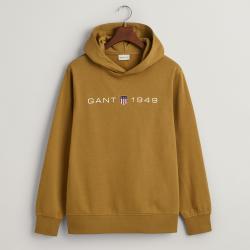 GANT Graphic Cotton-Blend Hoodie - L