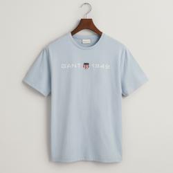 GANT Graphic Cotton-Blend T-Shirt - L