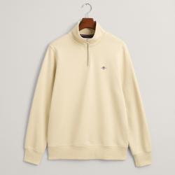 GANT Shield Half Zip Cotton-Blend Sweatshirt - M