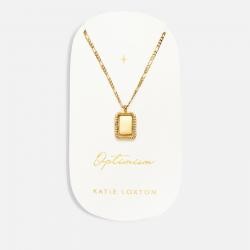 Katie Loxton Optimism Spinning Amulet 18-Karat Gold-Plated Necklace