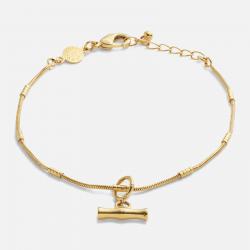 Katie Loxton Bamboo 18-Karat Gold-Plated Bracelet