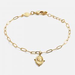 Katie Loxton Talis Charm 18-Karat Gold-Plated Bracelet