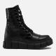 ALOHAS Can Can Croc-Effect and Smooth Leather Boots - UK 3.5