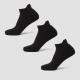 MP Unisex Trainer Socks (3 Pack) - Black - UK 9-11