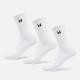MP Unisex Crew Socks (3 Pack) - White - UK 6-8