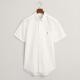 GANT Cotton-Blend Linen Short Sleeved Shirt - L