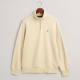 GANT Shield Half Zip Cotton-Blend Sweatshirt - L