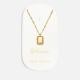 Katie Loxton Optimism Spinning Amulet 18-Karat Gold-Plated Necklace