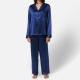 ESPA Freya Silk Pyjamas - Midnight Blue - L