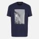Armani Exchange Cityscape Printed Cotton-Jersey T-Shirt - L