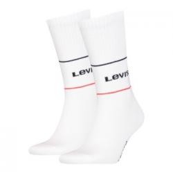 Levis Strumpor 2P Organic Cotton Sock Vit Strl 43/46