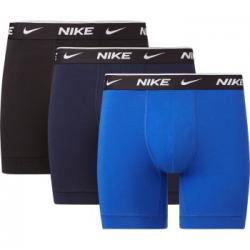 Nike Kalsonger 3P Everyday Essentials Cotton Stretch Boxer Svart/Blå bomull Small Herr