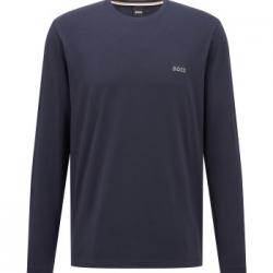 BOSS Mix and Match Long Sleeve Shirt Mörkblå bomull Medium Herr