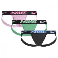 Nike Kalsonger 3P Dri-Fit Essential Micro Jockstrap Rosa polyester Large Herr