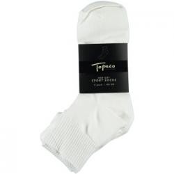 Topeco Strumpor 6P Mid Cut Sport Socks Vit polyamid Strl 40/45 Herr