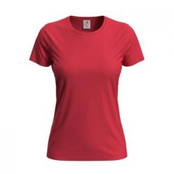 Stedman Classic Women T-shirt Röd bomull 3XL Dam