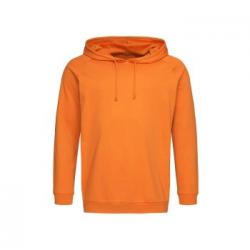 Stedman Hooded Sweatshirt Unisex Orange bomull Medium