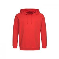 Stedman Hooded Sweatshirt Unisex Röd bomull X-Small