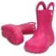 Crocs Handle It Rain Boots Kids Rosa US J1 (EU 32-33) Barn