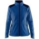 Craft Noble Zip Jacket Heavy Knit Fleece Women Mörkblå polyester Large Dam