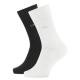 Calvin Klein Strumpor 2P Carter Casual Flat Knit Sock Svart/Vit Strl 43/46 Herr