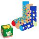 Happy socks Strumpor 3P Pizza Love Sock Gift Box Flerfärgad bomull Strl 36/40