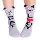 PJ Salvage Strumpor Animal Fun Socks Grå polyester One Size