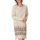 Triumph Lounge Me Character Nightdress Button Tab Creme bomull 38 Dam