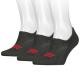 Levis Strumpor 3P Footie High Rise Batwing Logo Socks Antracit Strl 39/42 Herr