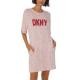 DKNY Less Talk More Sleep Short Sleeve Sleepshirt Rosa viskos Large Dam