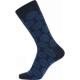 Claudio Strumpor 3P Patterned Cotton Socks Marin mönstrad Strl 40/47 Herr