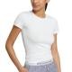 Polo Ralph Lauren Women Slim Fit T-Shirt Vit Large Dam