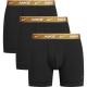 Nike Kalsonger 3P Everyday Essentials Cotton Stretch Boxer Svart/Guld bomull X-Large Herr