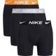 Nike Kalsonger 3P Everyday Essentials Micro Boxer Brief Svart/Orange polyester Large Herr