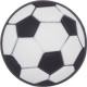 Crocs Jibbitz Tiny Soccer Ball Svart One Size Barn