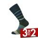 JBS Strumpor Patterned Cotton Socks Grön/Khaki Strl 40/47 Herr