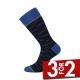 JBS Strumpor Patterned Cotton Socks Marin/Blå Strl 40/47 Herr