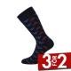 JBS Strumpor Patterned Cotton Socks 234 Svart Strl 40/47 Herr