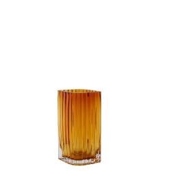 Folium Vase H20 Amber - AYTM