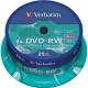 Verbatim DVD-RW, 4x, 4,7 GB/120 min, 25-pack spindel, SERL