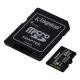 Kingston 64GB micSDXC Canvas Select Plus 100R A1 C10 2-pack + 1 ADP